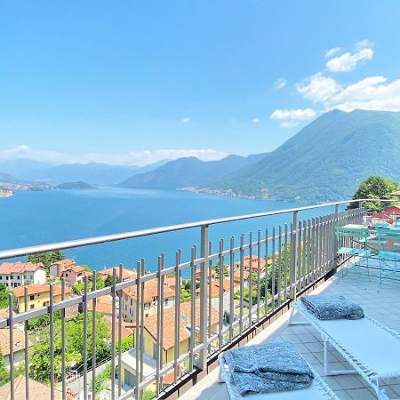 アルジェーニョLa Rondinella - Loft With Fantastic View On Lake Comoアパートメント エクステリア 写真